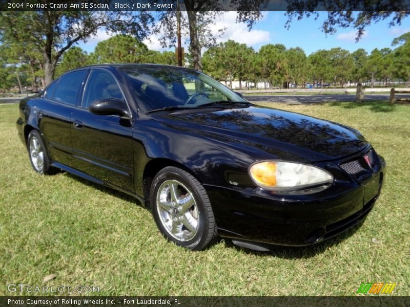Black / Dark Pewter 2004 Pontiac Grand Am SE Sedan