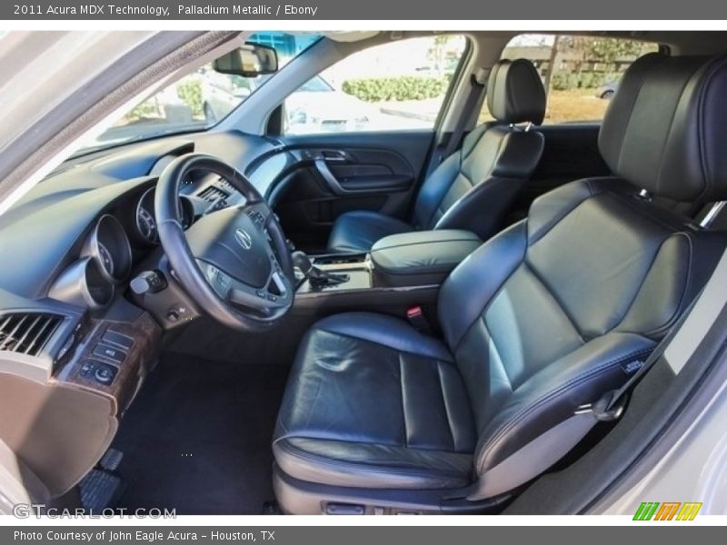 Palladium Metallic / Ebony 2011 Acura MDX Technology
