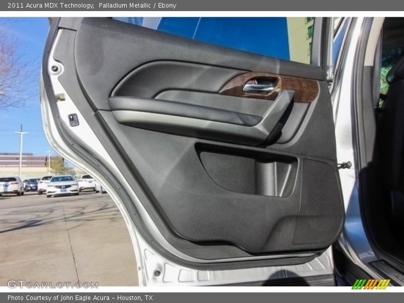 Palladium Metallic / Ebony 2011 Acura MDX Technology