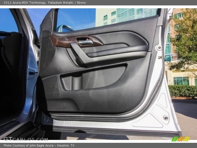 Palladium Metallic / Ebony 2011 Acura MDX Technology
