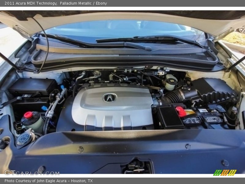 Palladium Metallic / Ebony 2011 Acura MDX Technology
