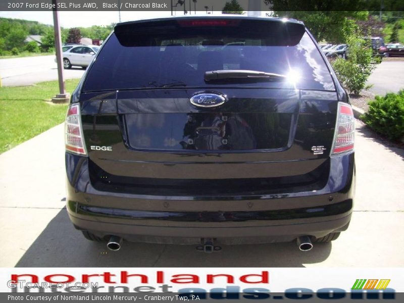Black / Charcoal Black 2007 Ford Edge SEL Plus AWD