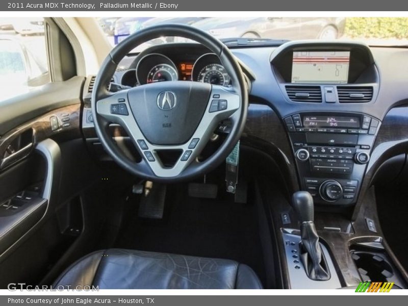 Palladium Metallic / Ebony 2011 Acura MDX Technology