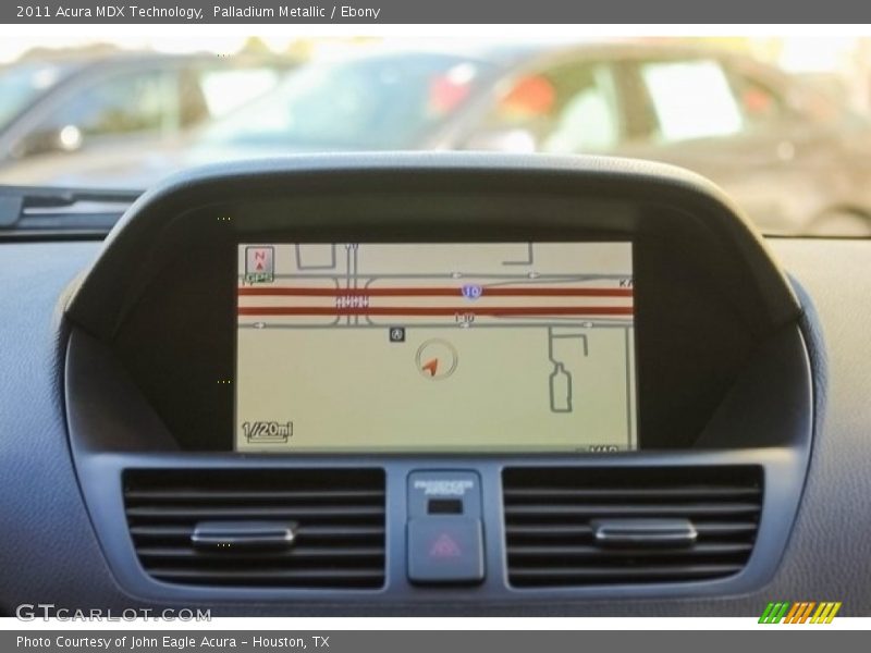 Palladium Metallic / Ebony 2011 Acura MDX Technology