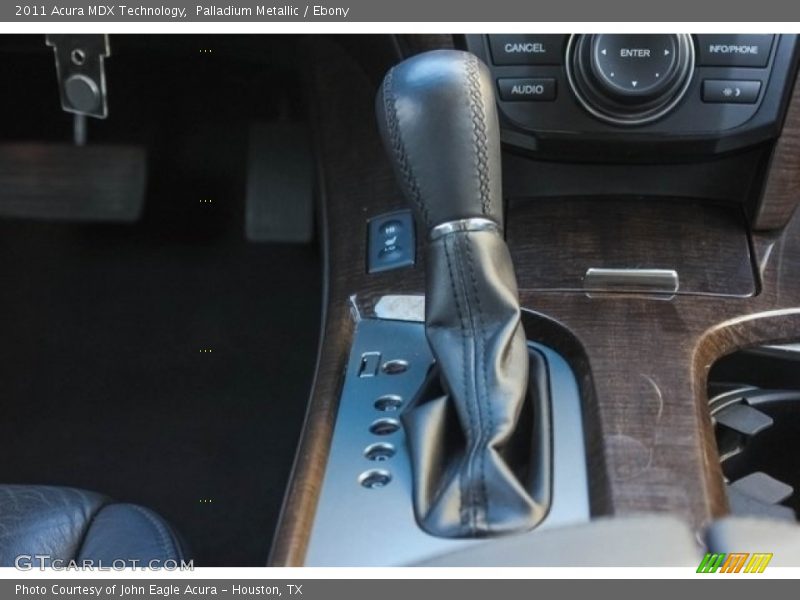 Palladium Metallic / Ebony 2011 Acura MDX Technology