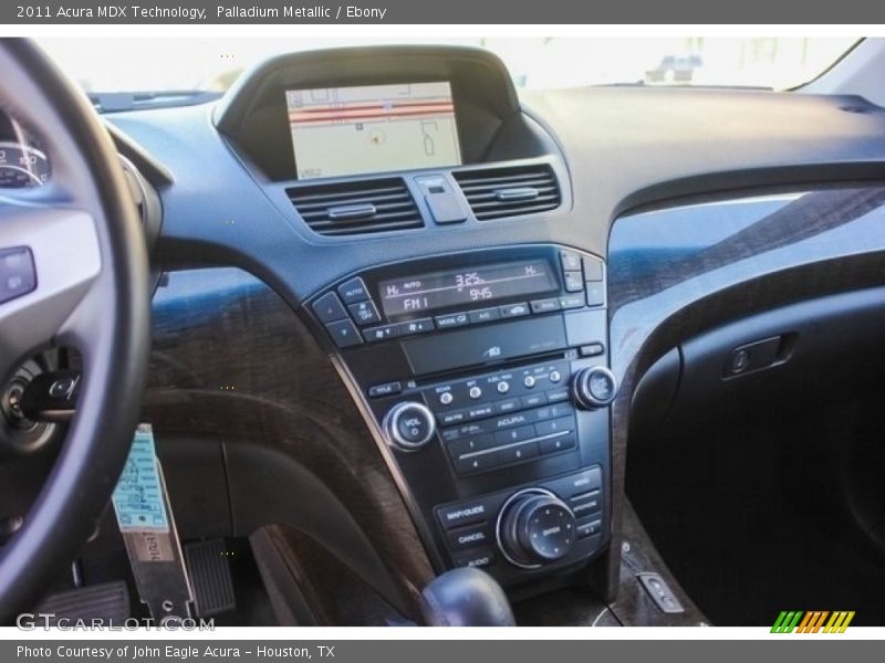 Palladium Metallic / Ebony 2011 Acura MDX Technology