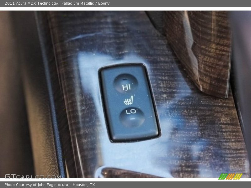 Palladium Metallic / Ebony 2011 Acura MDX Technology
