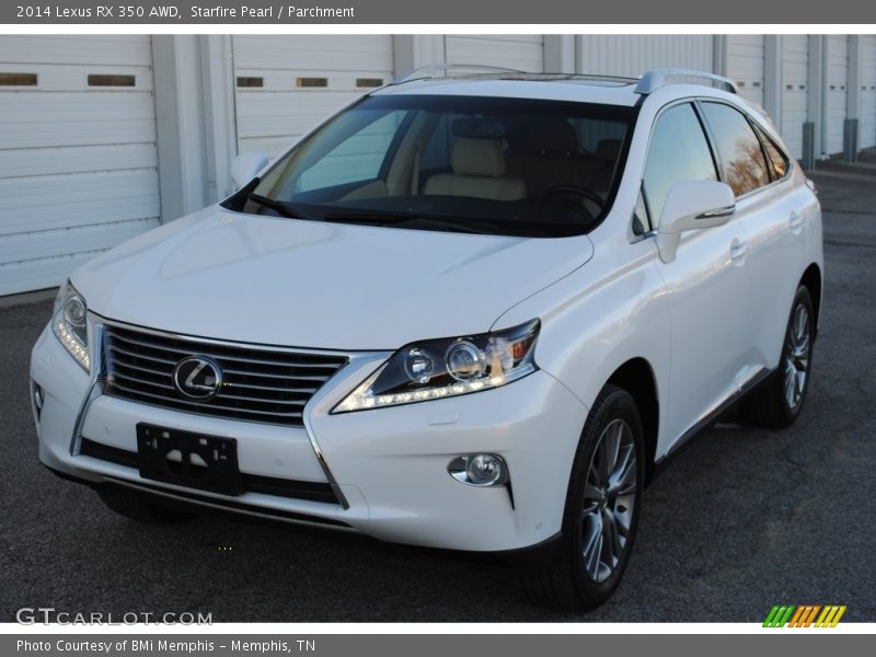 Starfire Pearl / Parchment 2014 Lexus RX 350 AWD