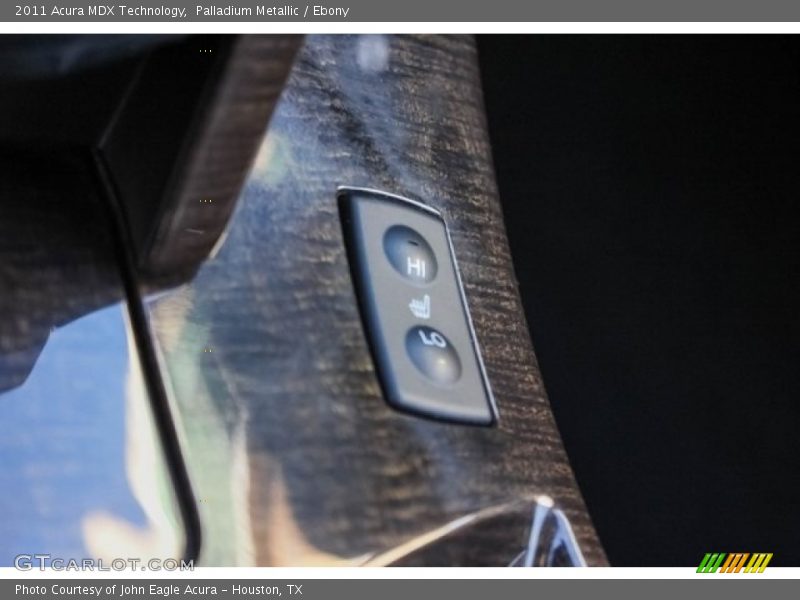 Palladium Metallic / Ebony 2011 Acura MDX Technology