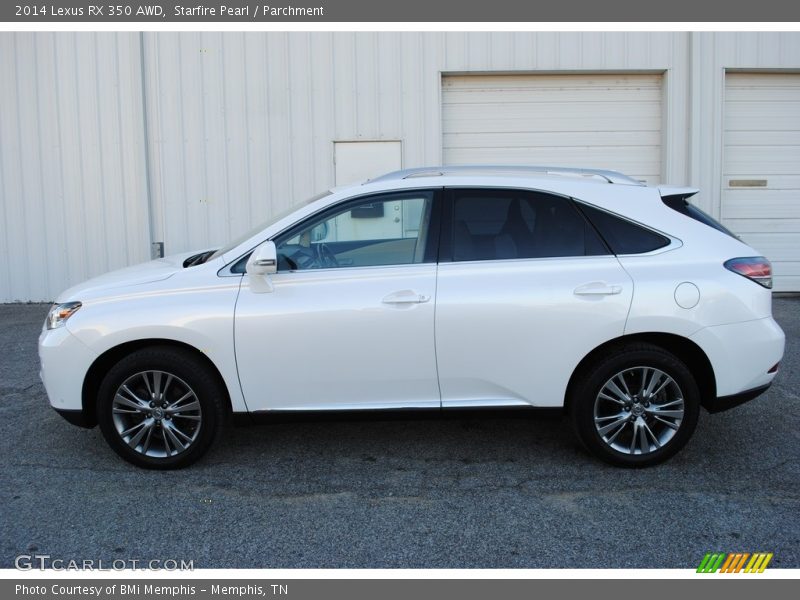 Starfire Pearl / Parchment 2014 Lexus RX 350 AWD