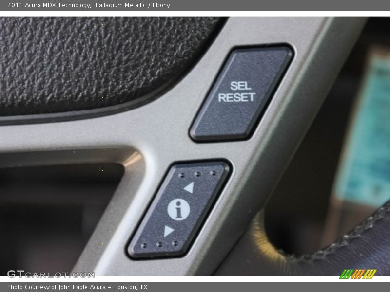 Palladium Metallic / Ebony 2011 Acura MDX Technology