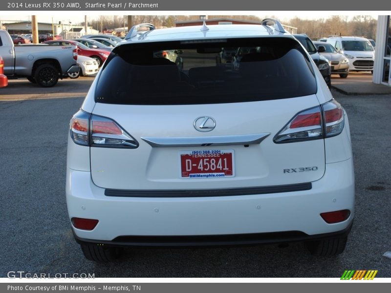 Starfire Pearl / Parchment 2014 Lexus RX 350 AWD