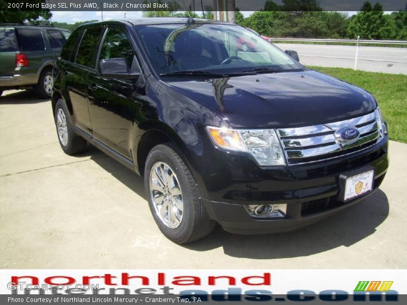 Black / Charcoal Black 2007 Ford Edge SEL Plus AWD