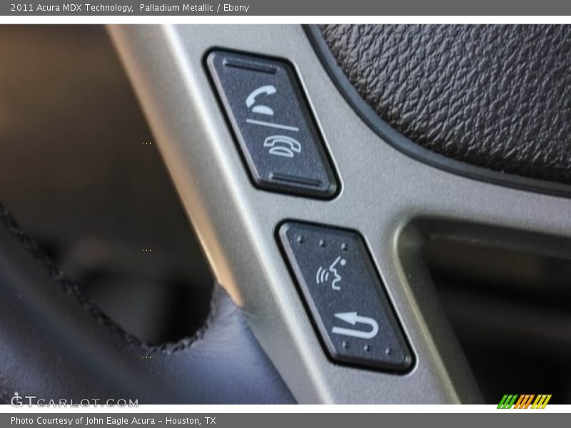 Palladium Metallic / Ebony 2011 Acura MDX Technology