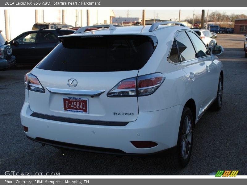 Starfire Pearl / Parchment 2014 Lexus RX 350 AWD
