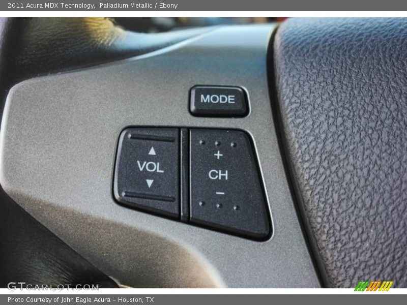 Palladium Metallic / Ebony 2011 Acura MDX Technology