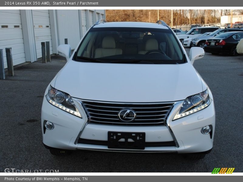 Starfire Pearl / Parchment 2014 Lexus RX 350 AWD