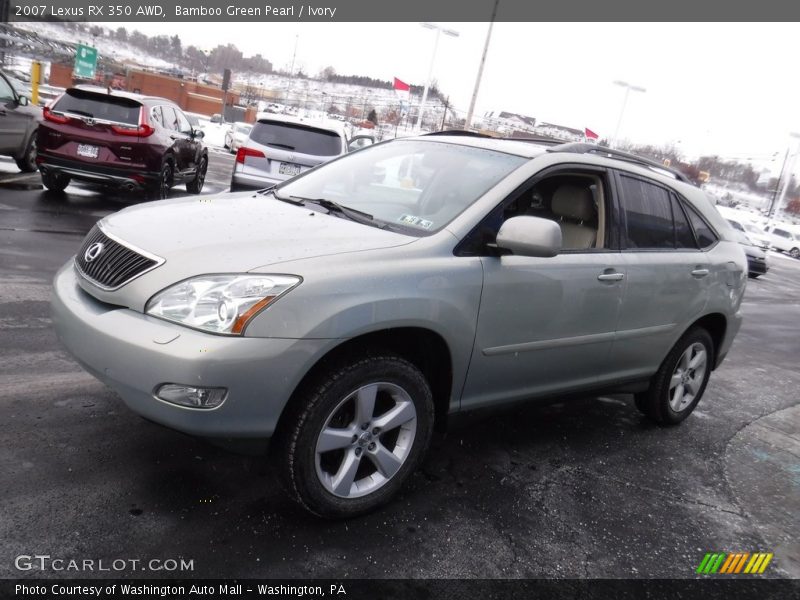 Bamboo Green Pearl / Ivory 2007 Lexus RX 350 AWD