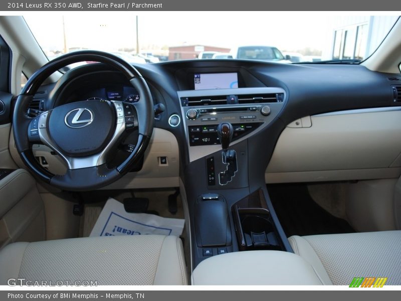 Starfire Pearl / Parchment 2014 Lexus RX 350 AWD