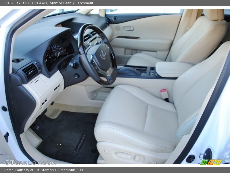 Starfire Pearl / Parchment 2014 Lexus RX 350 AWD