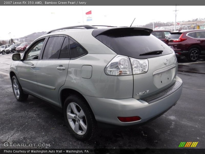 Bamboo Green Pearl / Ivory 2007 Lexus RX 350 AWD