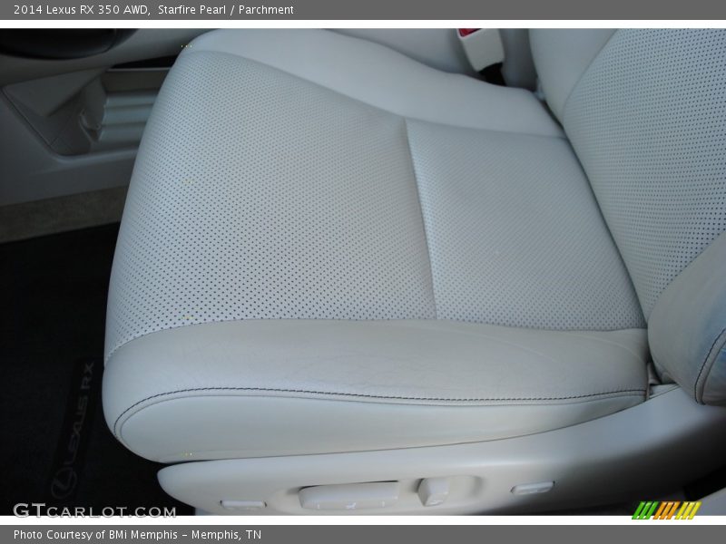 Starfire Pearl / Parchment 2014 Lexus RX 350 AWD