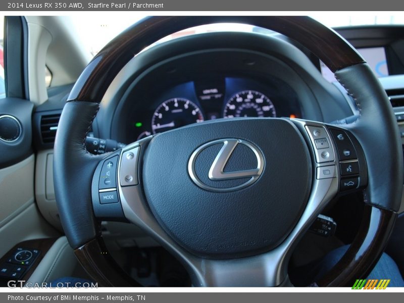 Starfire Pearl / Parchment 2014 Lexus RX 350 AWD