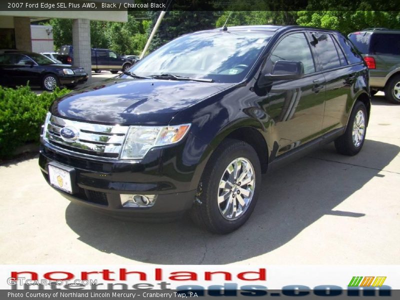Black / Charcoal Black 2007 Ford Edge SEL Plus AWD