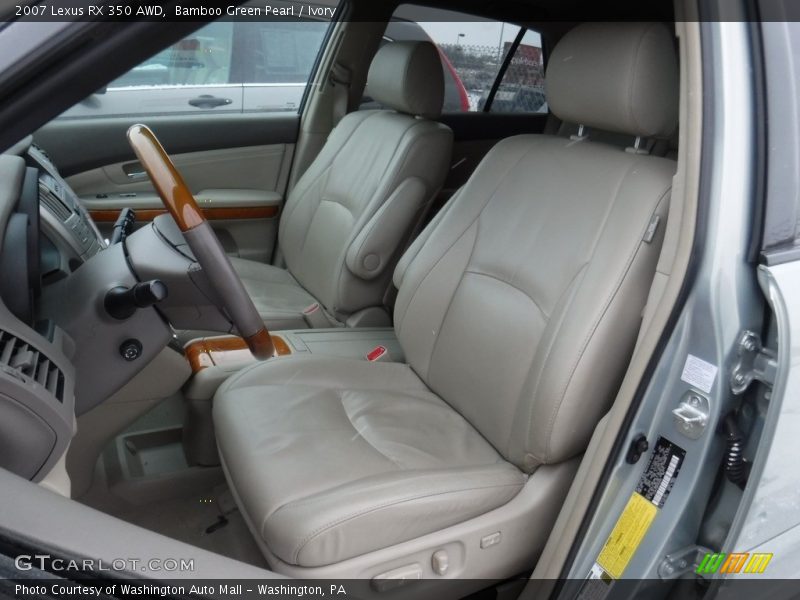 Bamboo Green Pearl / Ivory 2007 Lexus RX 350 AWD