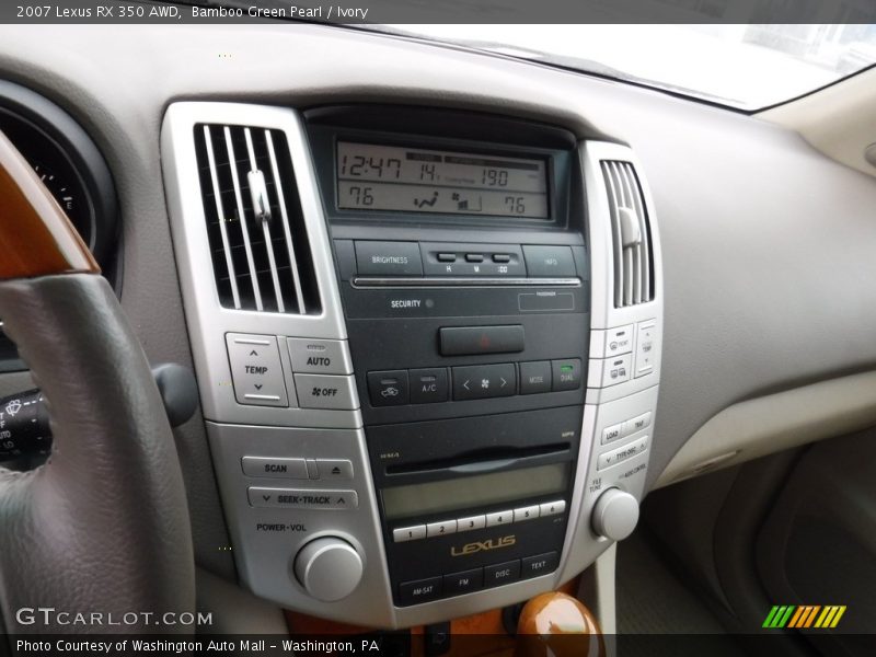 Bamboo Green Pearl / Ivory 2007 Lexus RX 350 AWD