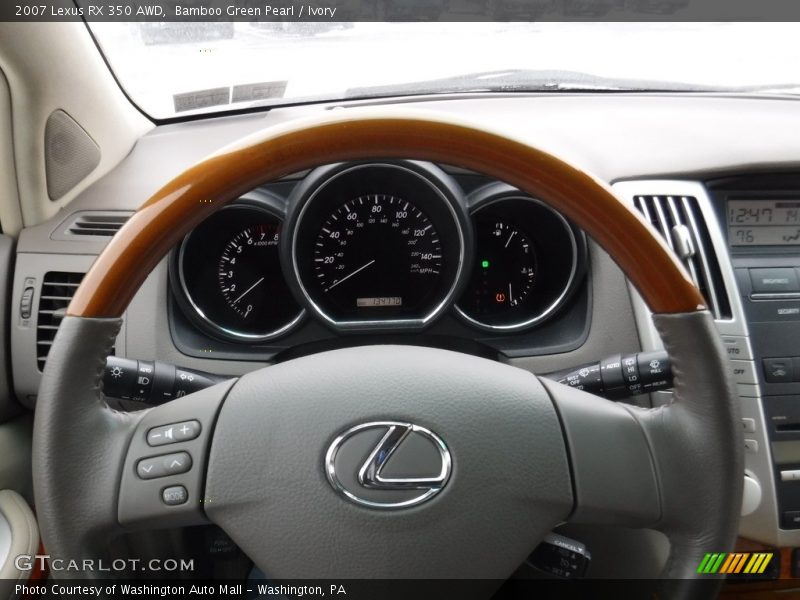 Bamboo Green Pearl / Ivory 2007 Lexus RX 350 AWD