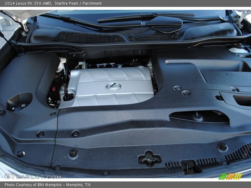 Starfire Pearl / Parchment 2014 Lexus RX 350 AWD