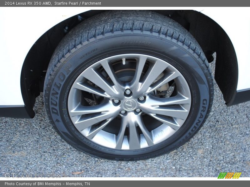 Starfire Pearl / Parchment 2014 Lexus RX 350 AWD