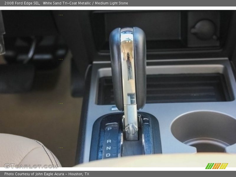 White Sand Tri-Coat Metallic / Medium Light Stone 2008 Ford Edge SEL