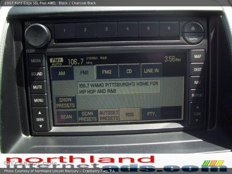 Black / Charcoal Black 2007 Ford Edge SEL Plus AWD