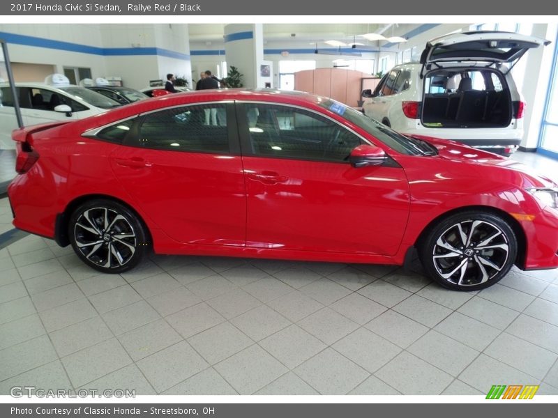 Rallye Red / Black 2017 Honda Civic Si Sedan