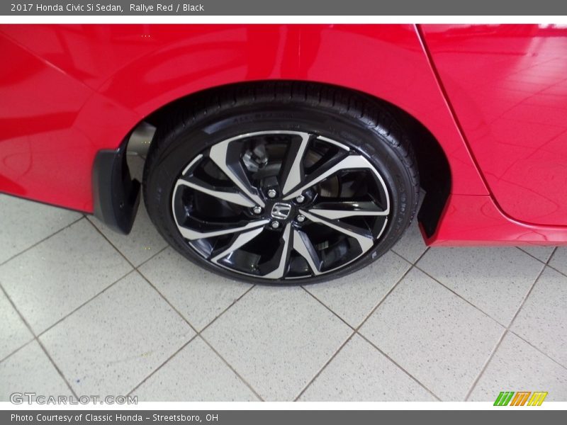 Rallye Red / Black 2017 Honda Civic Si Sedan