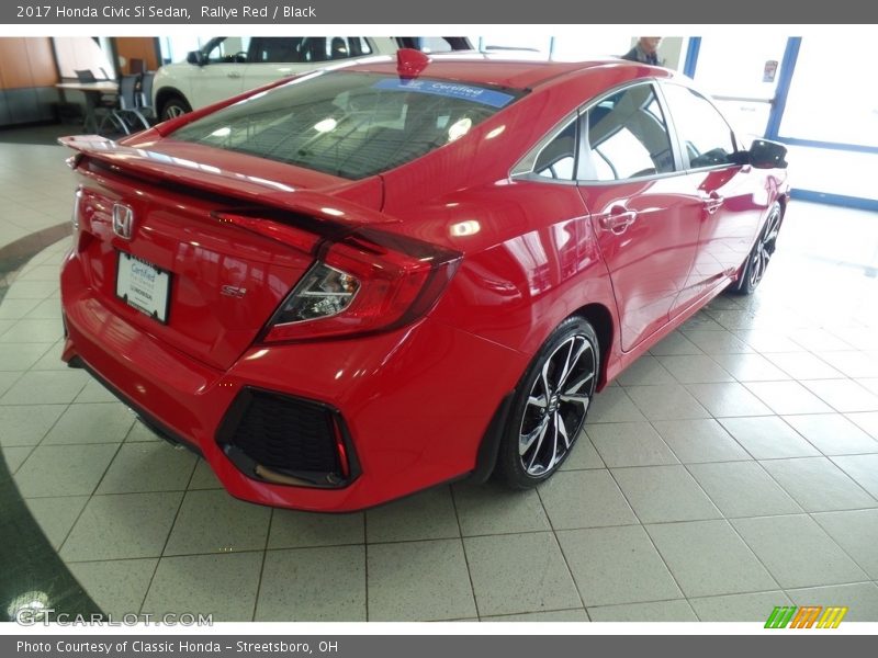 Rallye Red / Black 2017 Honda Civic Si Sedan