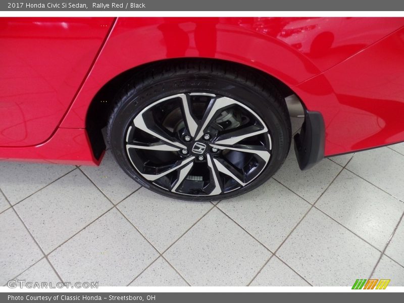 Rallye Red / Black 2017 Honda Civic Si Sedan