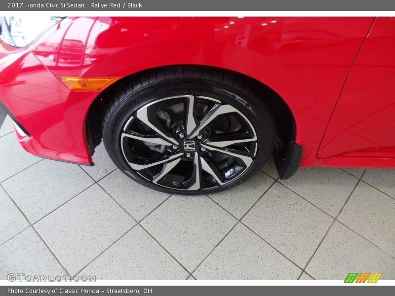 Rallye Red / Black 2017 Honda Civic Si Sedan