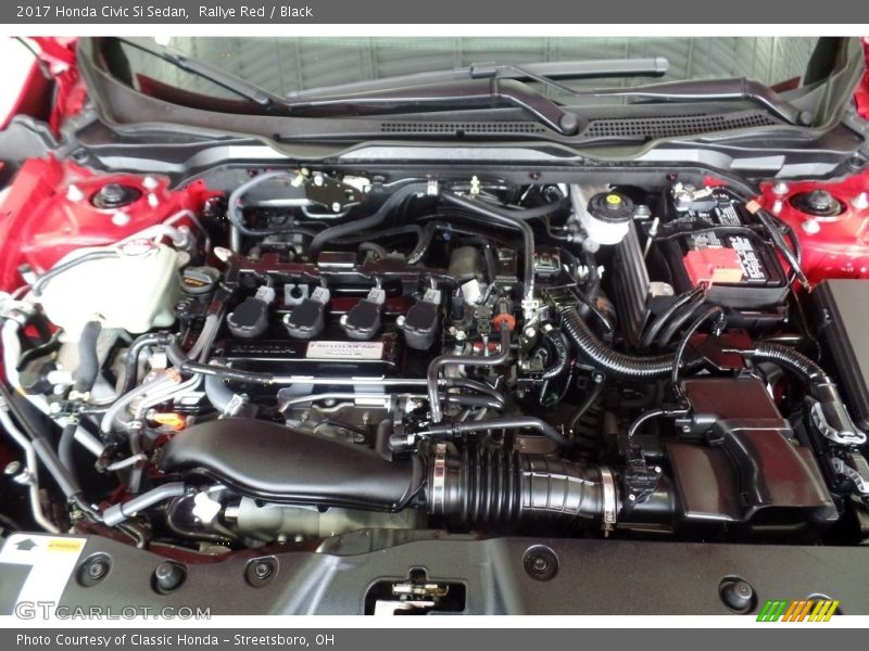 Rallye Red / Black 2017 Honda Civic Si Sedan