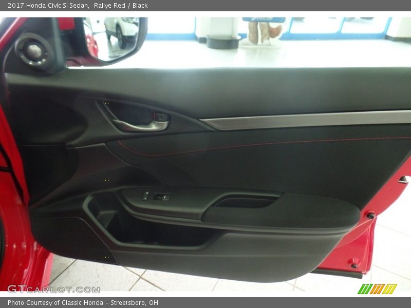 Rallye Red / Black 2017 Honda Civic Si Sedan