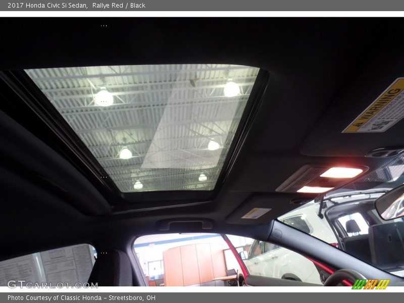 Rallye Red / Black 2017 Honda Civic Si Sedan