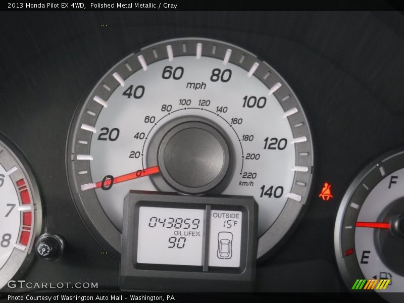 Polished Metal Metallic / Gray 2013 Honda Pilot EX 4WD