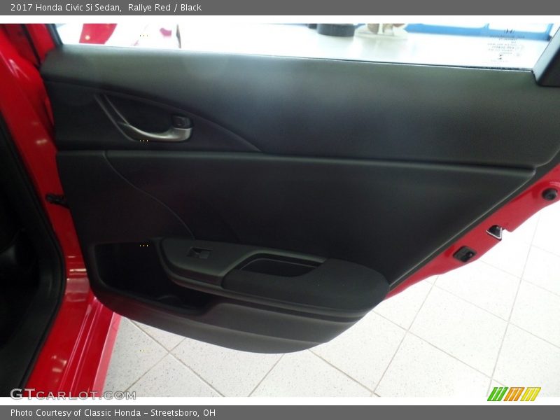 Rallye Red / Black 2017 Honda Civic Si Sedan