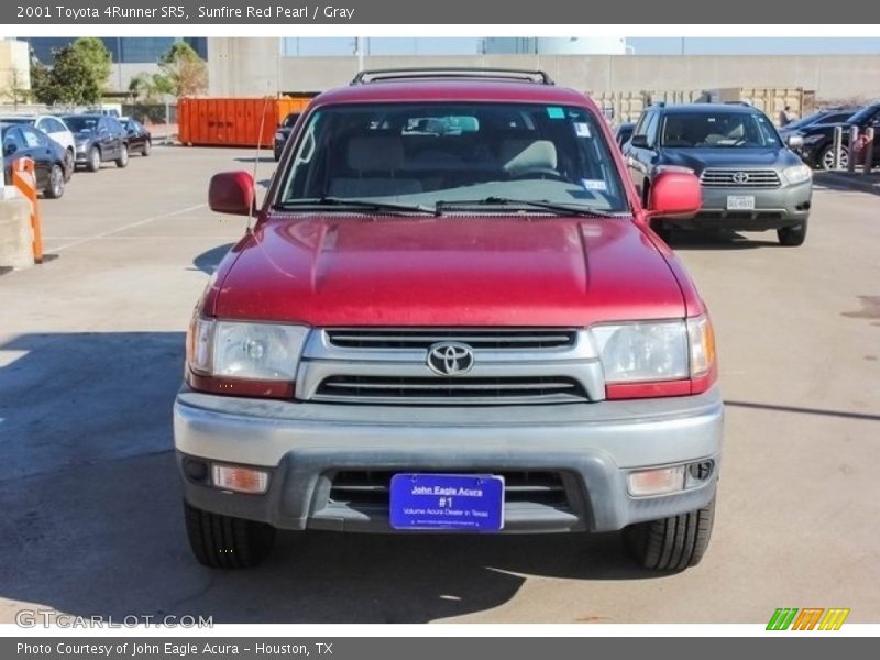 Sunfire Red Pearl / Gray 2001 Toyota 4Runner SR5