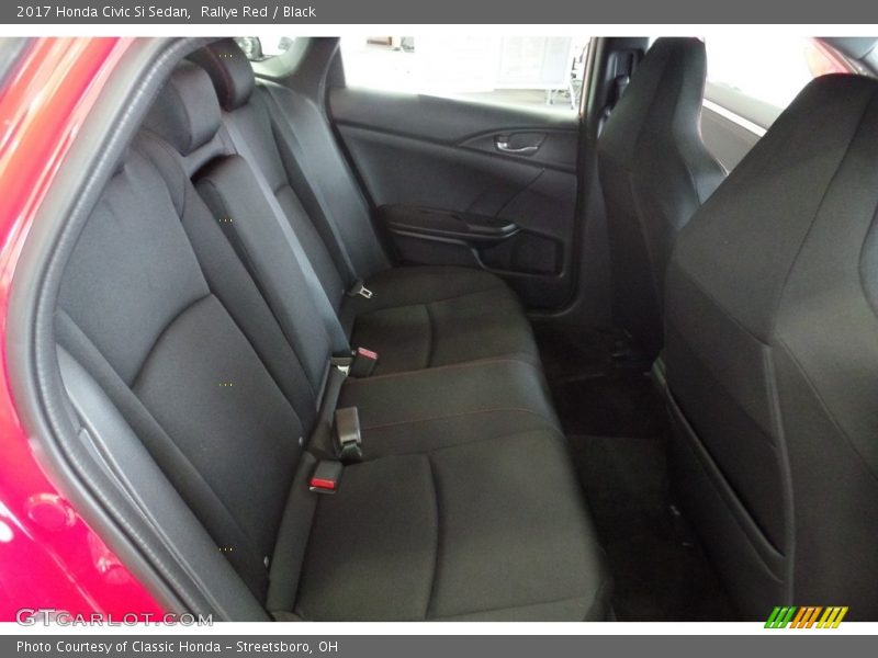 Rallye Red / Black 2017 Honda Civic Si Sedan