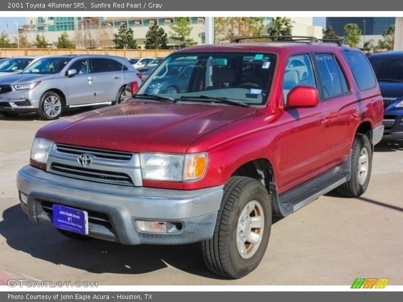 Sunfire Red Pearl / Gray 2001 Toyota 4Runner SR5