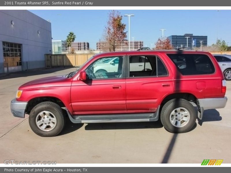 Sunfire Red Pearl / Gray 2001 Toyota 4Runner SR5