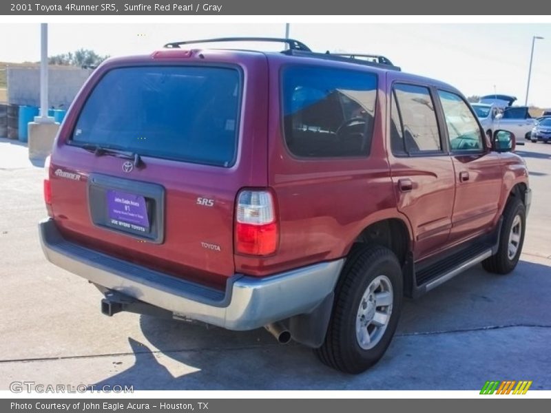 Sunfire Red Pearl / Gray 2001 Toyota 4Runner SR5